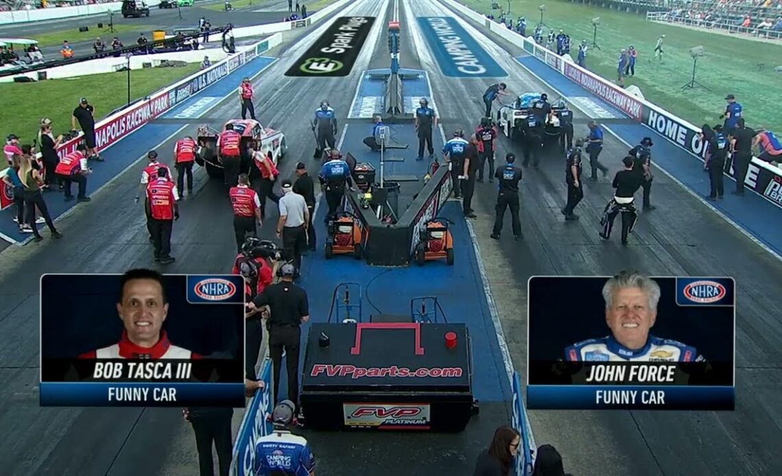 John Force 6 770 94 75, Bob Tasca III 6 905 94 68, Funny Car, Qualifying Rnd 4, Dodge Power Brokers