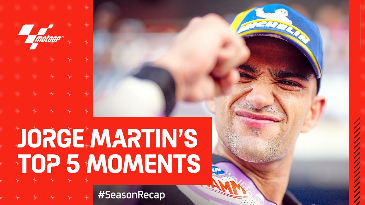 Jorge Martin's Top 5 Moments 🥈 | 2023 MotoGP™ Runner-up
