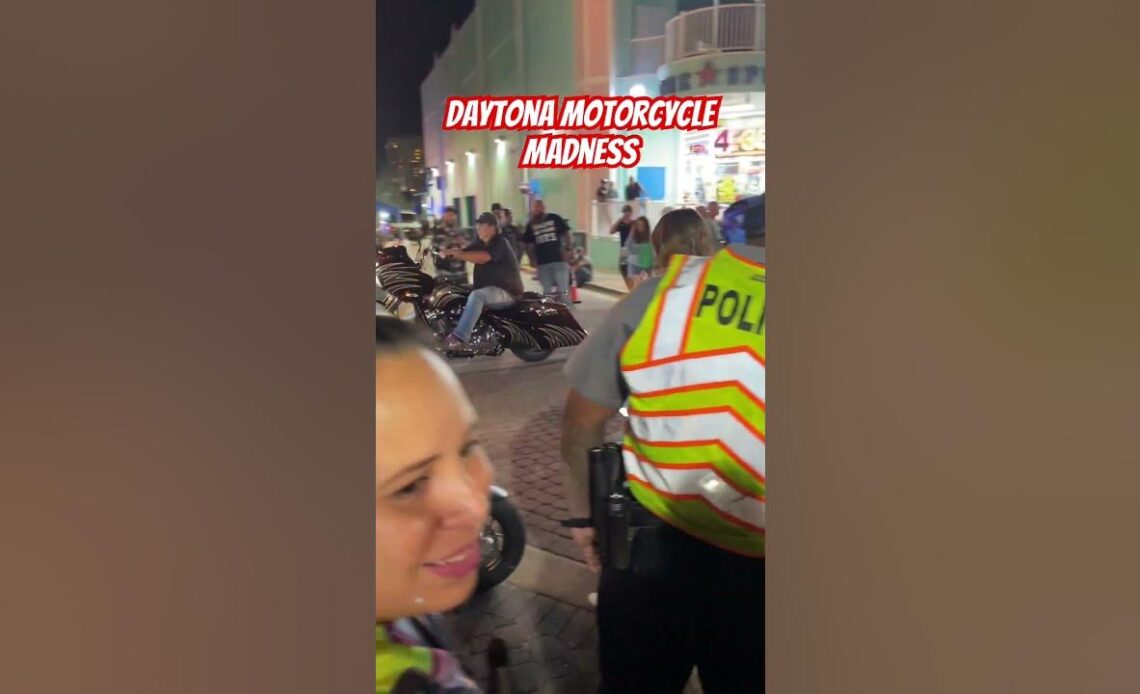 Motorcycle Madness on Daytona's Main Street