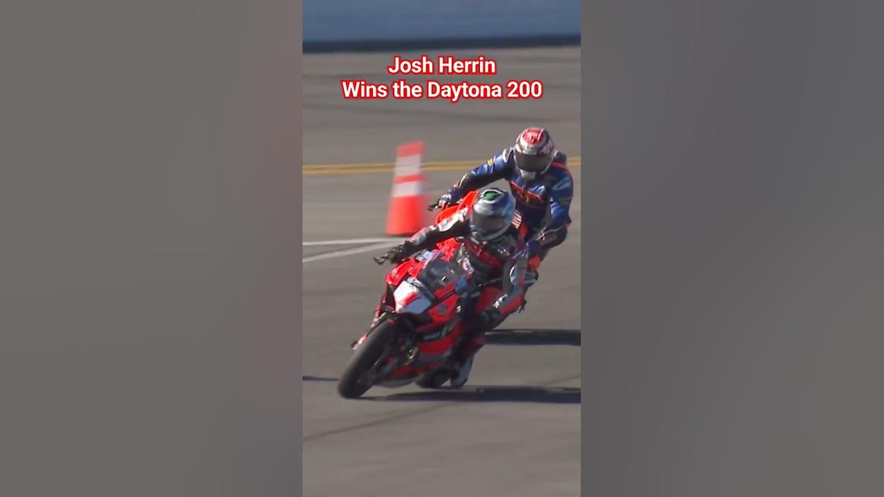 On the 12th day of #motoamerica 🎄 Josh Herrin wins the #Daytona200  #motorcycle