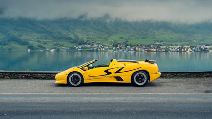 One of Two Lamborghini Diablo SV Roadsters produced Offered via Sotheby’s Sealed