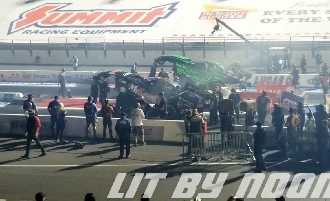 Paul Lee 3 869 327 03, Matt Hagan 3 963 304 46, Funny Car, Qualifying Rnd 4, In N Out Burger NHRA Fi