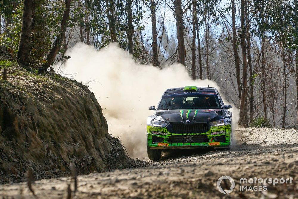 Oliver Solberg, Elliott Edmondson, Skoda Fabia Evo Rally2