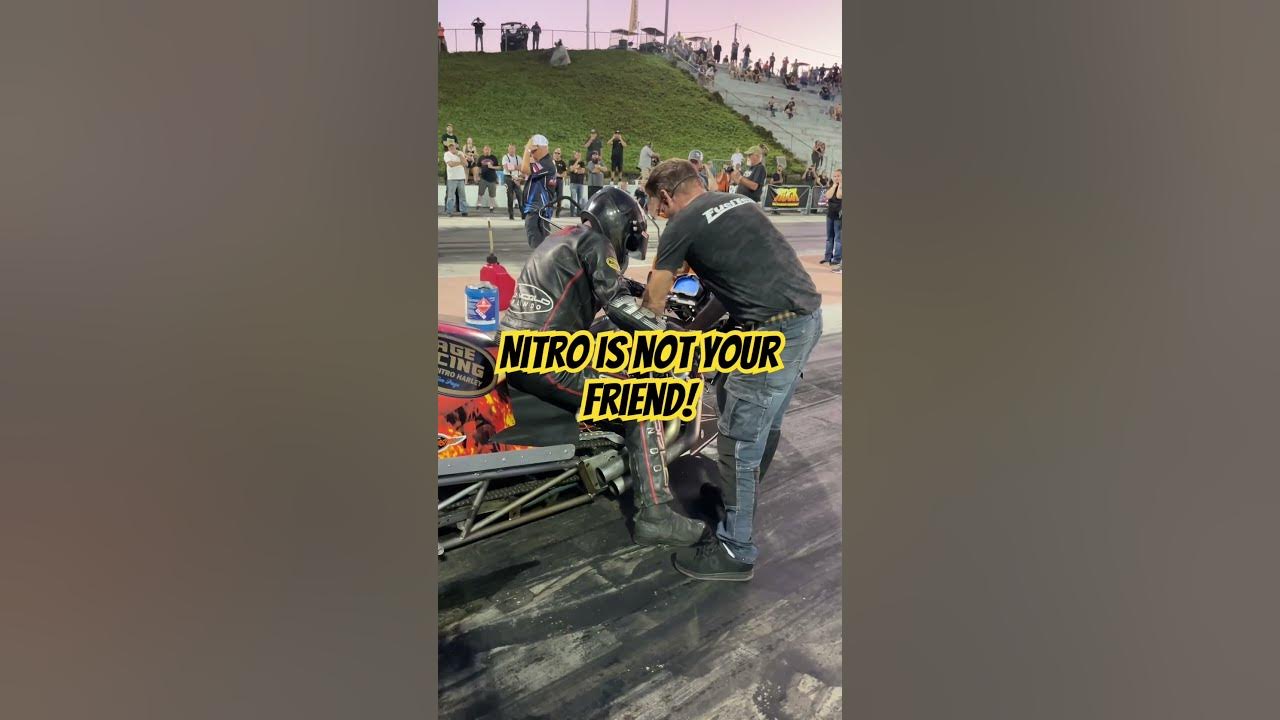 Something Goes Wrong on this Nitro Harley 😮