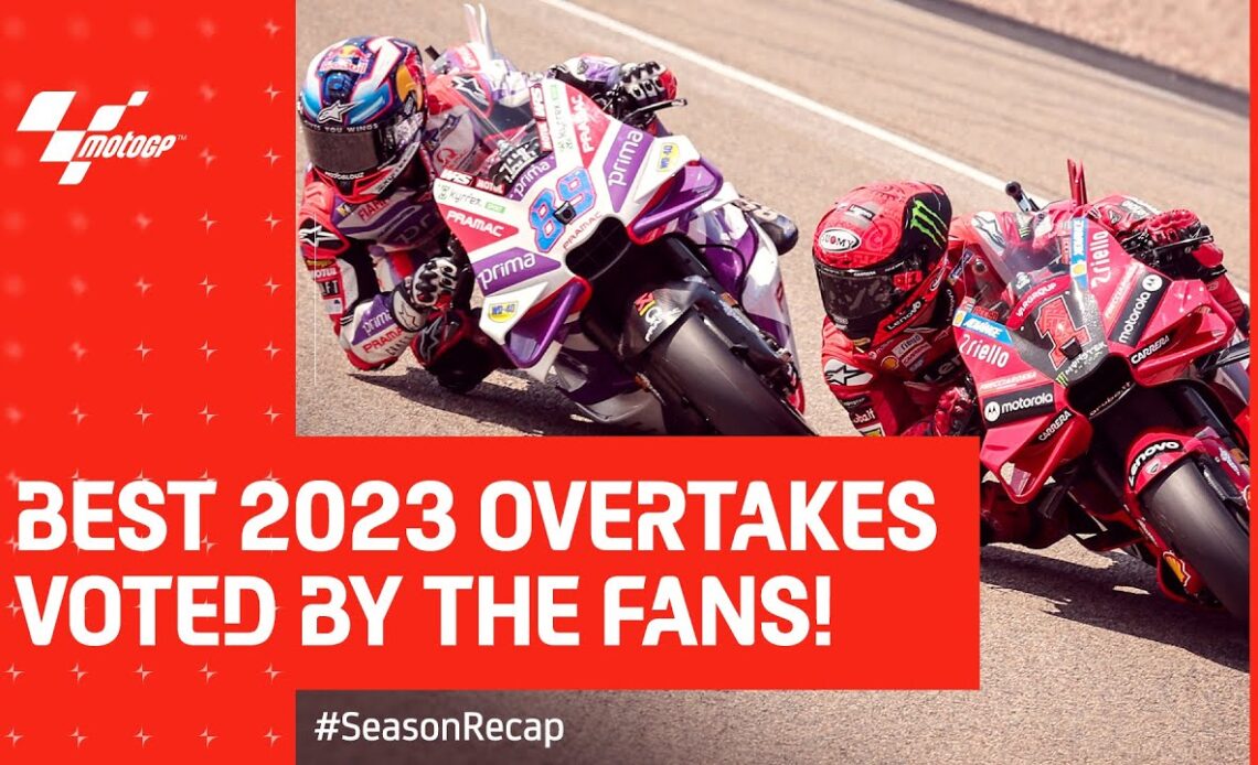 The Best Overtakes of 2023 voted by the fans! 🍿 | #SeasonRecap