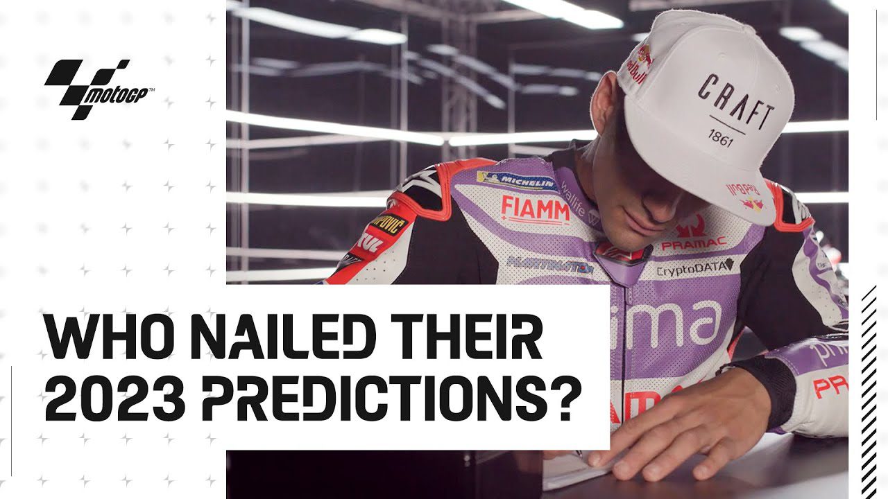 The MotoGP™ riders check their 2023 predictions nine months later! 🔮😮