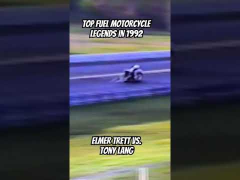 Top Fuel Motorcycle Race from 1992 - Elmer Trett vs. Tony Lang