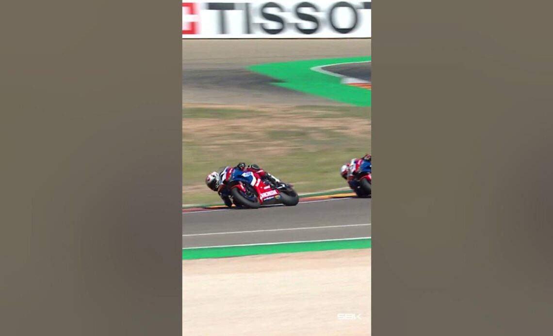 Vierge right on teammate Lecuona's tail at Aragon 🔥