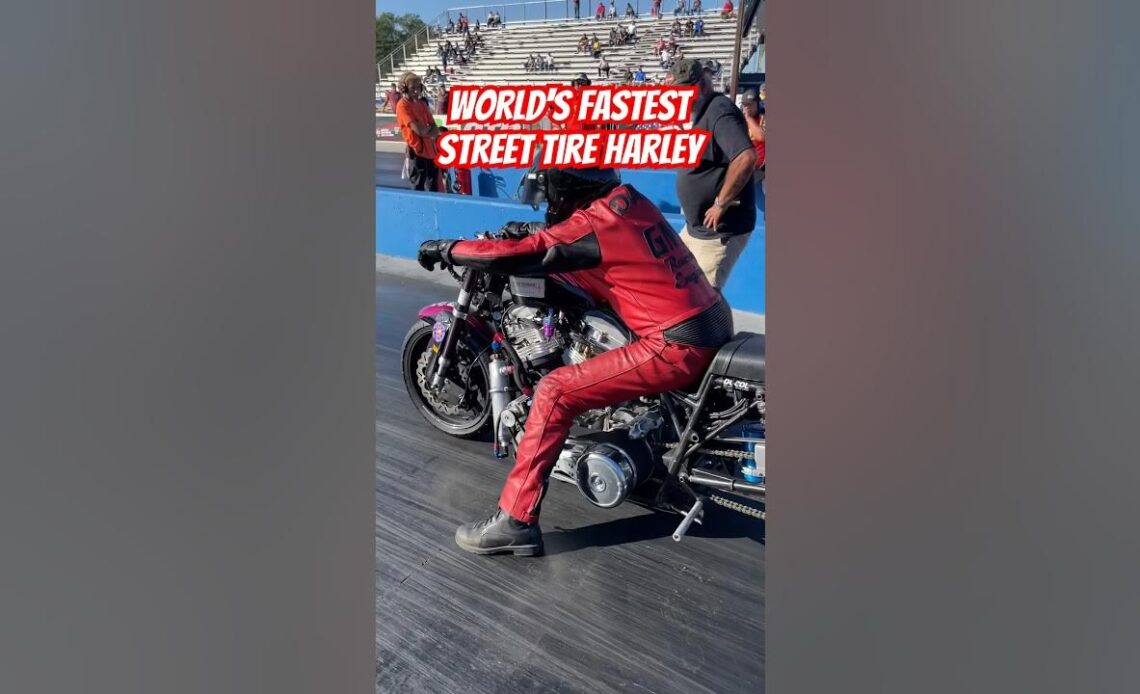 World's Fastest Street Tire Harley Does it Again!