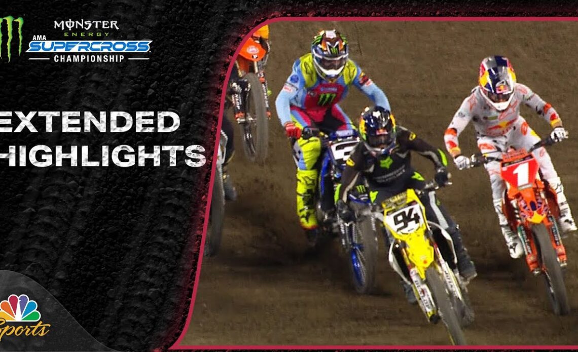 2024 Supercross EXTENDED HIGHLIGHTS: Round 1 in Anaheim | 1/6/24 | Motorsports on NBC