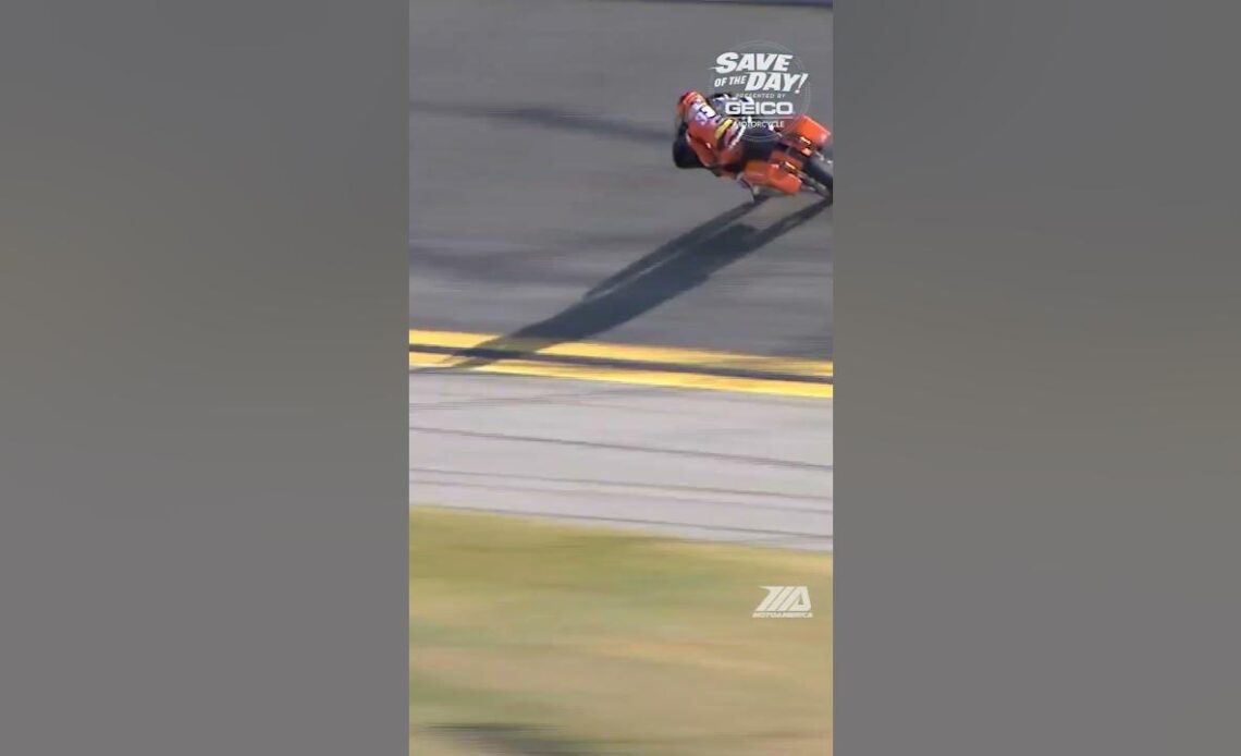 A great save by Kyle Wyman at Daytona #motoamerica #bagger #Daytona