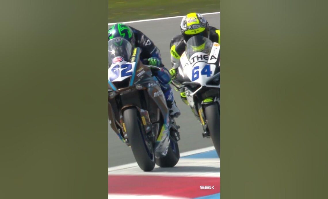 Caricasulo and Manzi battle to the end in Race 2 at Assen 2023 ⚔️ | #NLDWorldSBK 🇳🇱