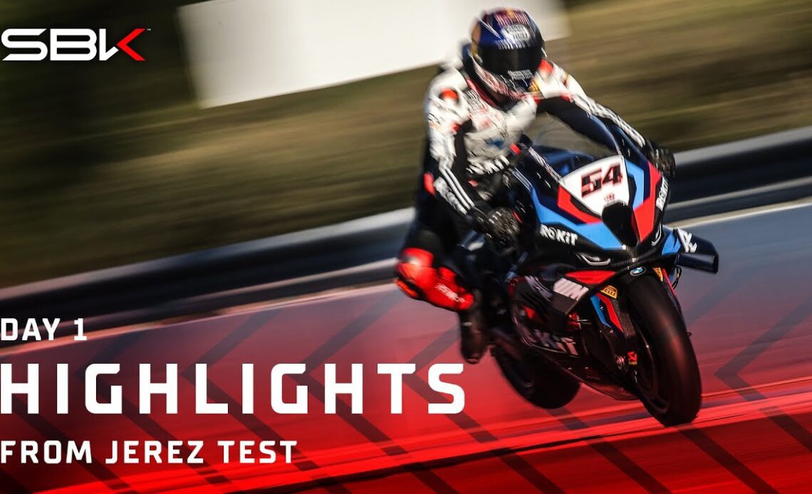 Day 1 HIGHLIGHTS 🔧 | #WorldSBK Jerez Winter Test