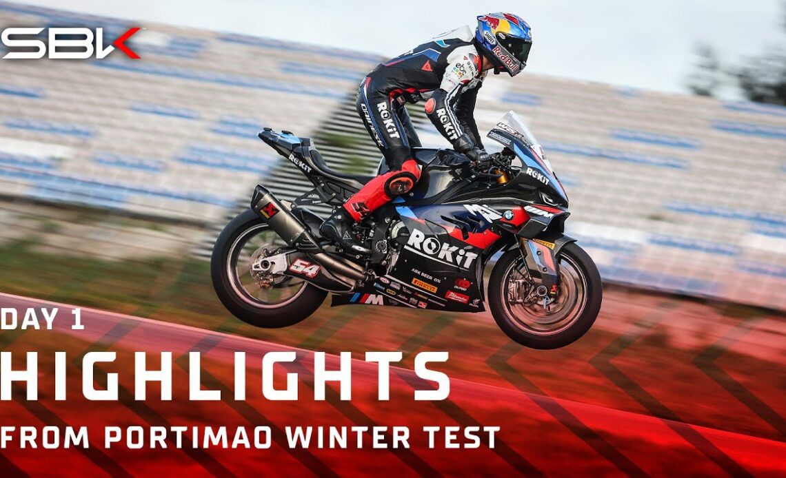 Day 1 HIGHLIGHTS 🎢 | #WorldSBK Portimao Winter Test