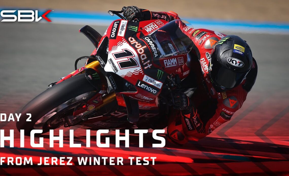 Day 2 HIGHLIGHTS 🚀 | #WorldSBK Jerez Winter Test