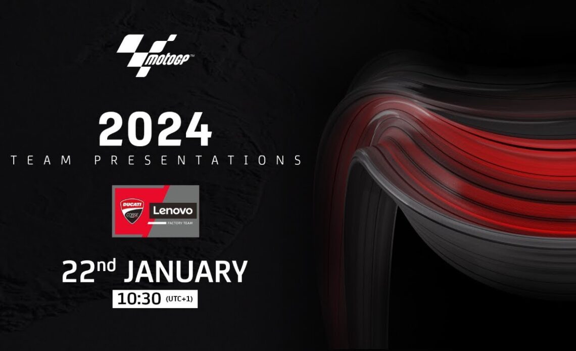 Ducati Lenovo Team | 2024 #MotoGP Teams Presentations Live Show