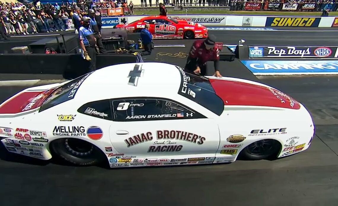 Erica Enders 6 501 212 19, Aaron Stanfield 6 500 211 13, Pro Stock Qualifying rnd 3 Pep Boys Nationa