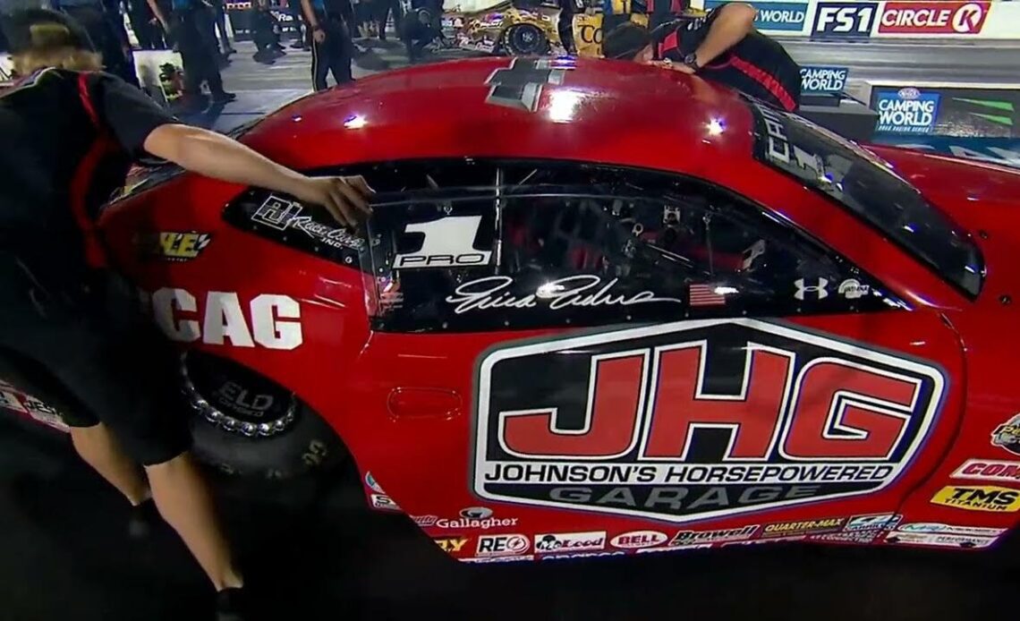 Erica Enders 6 574 208 81, Camrie Caruso 6 578 206 92, Pro Stock, Qualifying Rnd 3, 15th annual betw