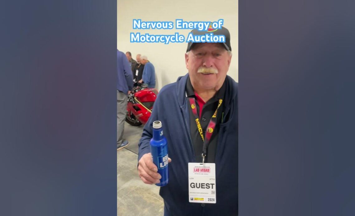 He was So Nervous About His Bike Hitting the Auction Block he has his first beer in 6 years