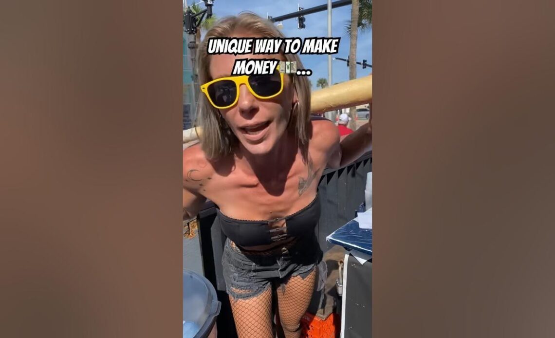 Her Unique Way to Make Money at Daytona Bike Week