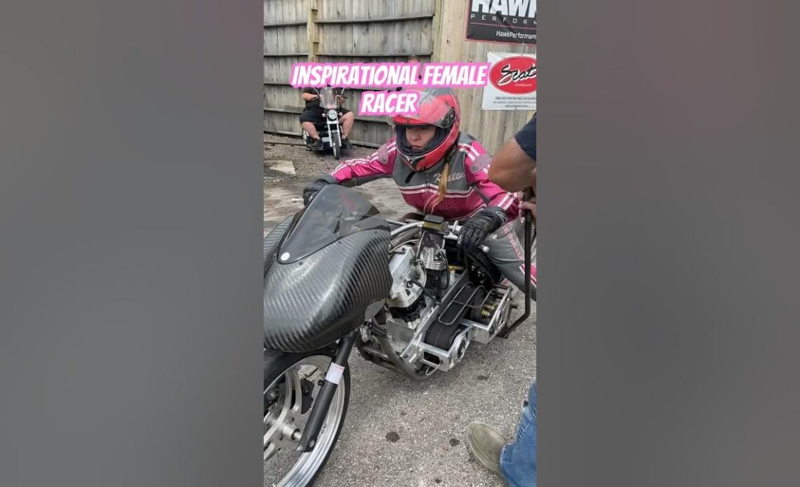 Inspirational Female Nitro Harley Racer