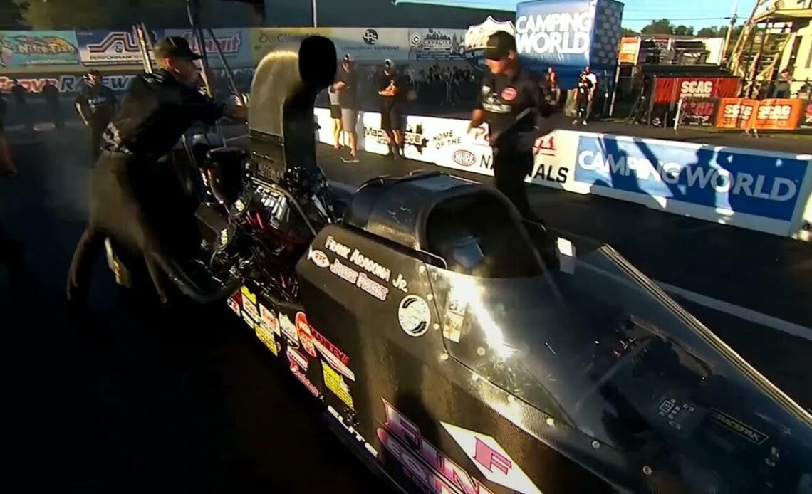 Jeff Chatterson 5 262 272 94, Jackie Fricke 5 453 275 73, Top Alacohol Dragster, Rnd 2 Eliminations,