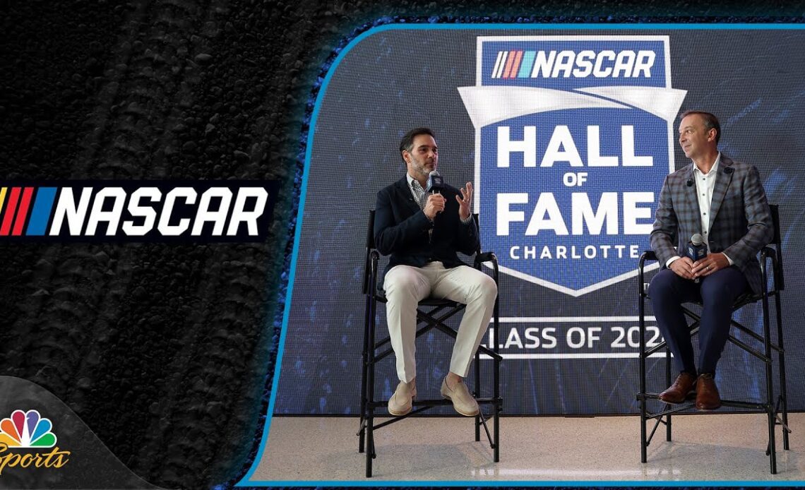 Jimmie Johnson and Chad Knaus discuss NASCAR Hall of Fame careers together | Motorsports on NBC