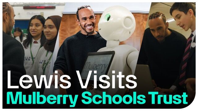 Lewis Hamilton Visits the Mulberry Schools Trust - Formula 1 Videos