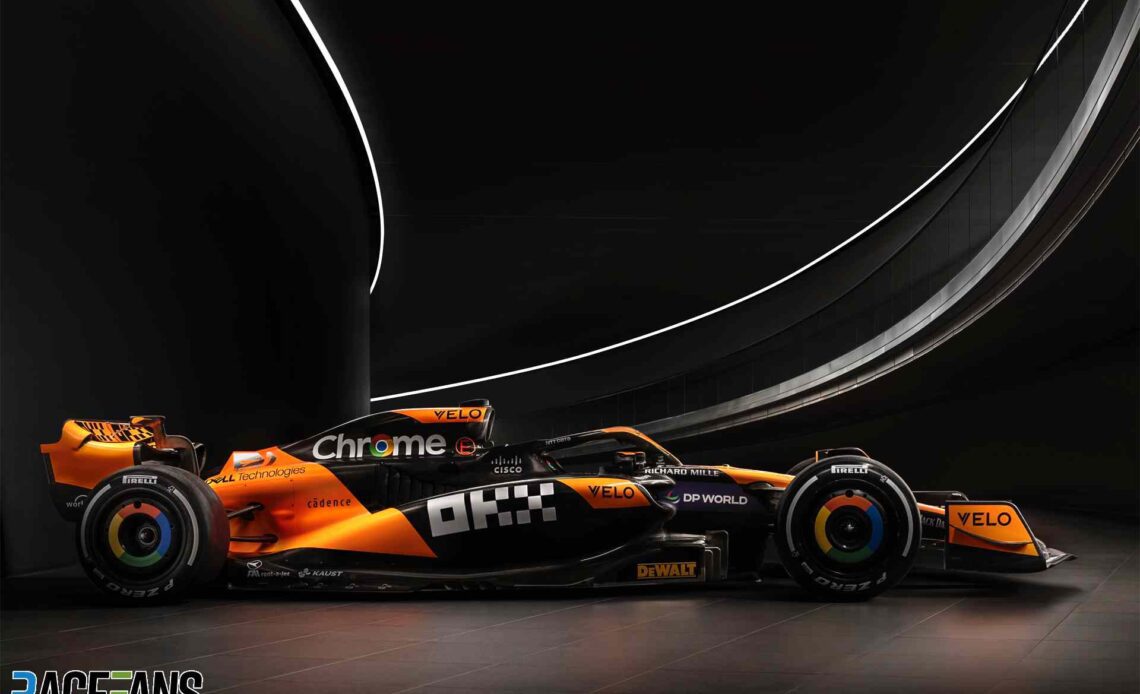 McLaren 2024 F1 livery - side