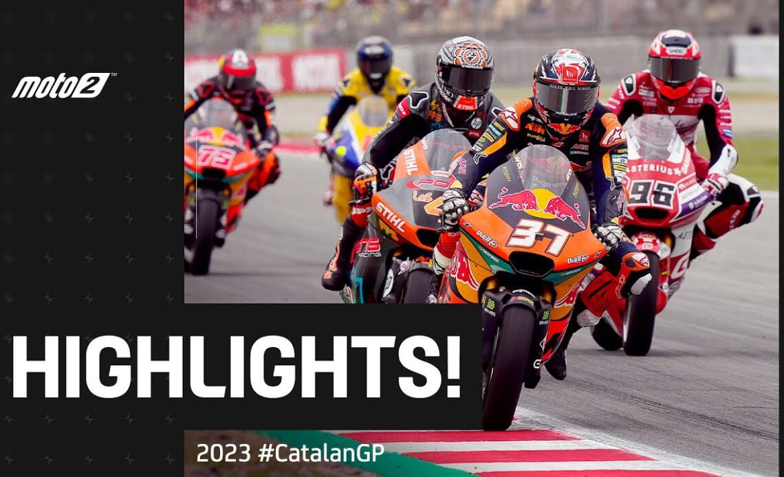 Moto2™ Race Highlights ⚔️ | 2023 #CatalanGP 🏁