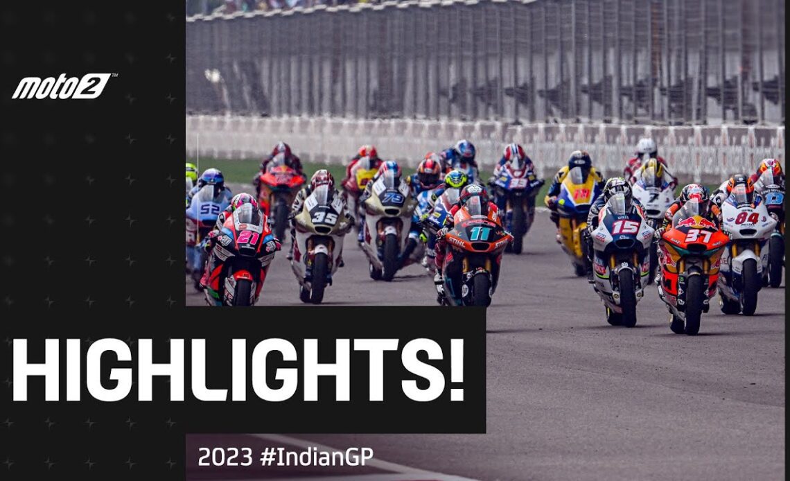Moto2™ Race Highlights 🔥| 2023 #IndianGP 🇮🇳