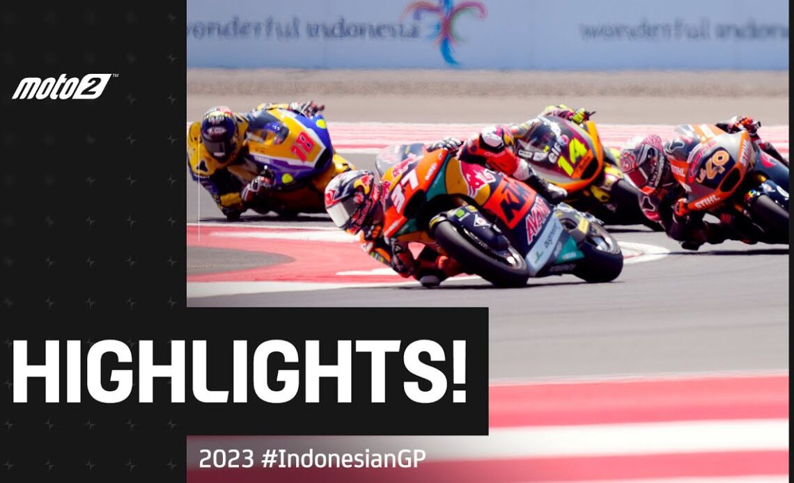 Moto2™ Race Highlights 💨 | 2023 #IndonesianGP 🇮🇩