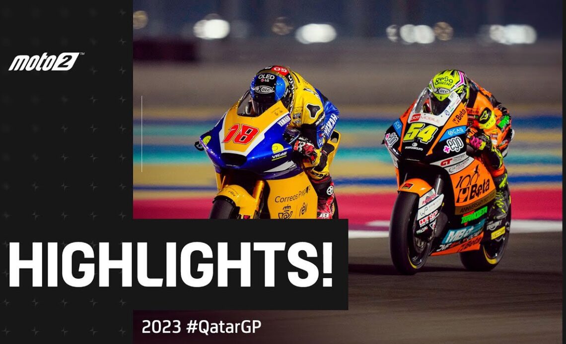 Moto2™ Race Highlights 💥 | 2023 #QatarGP