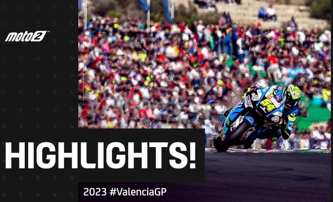 Moto2™ Race Highlights 😎 | 2023 #ValenciaGP