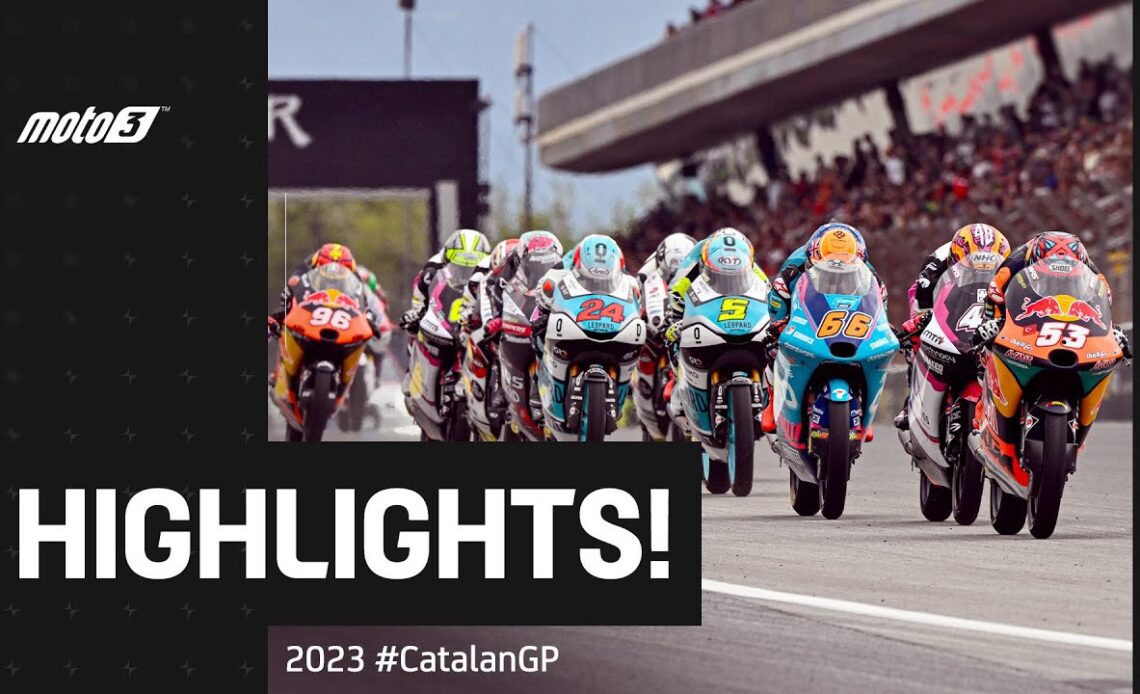 Moto3™ Race Highlights 🤯 | 2023 #CatalanGP 🏁