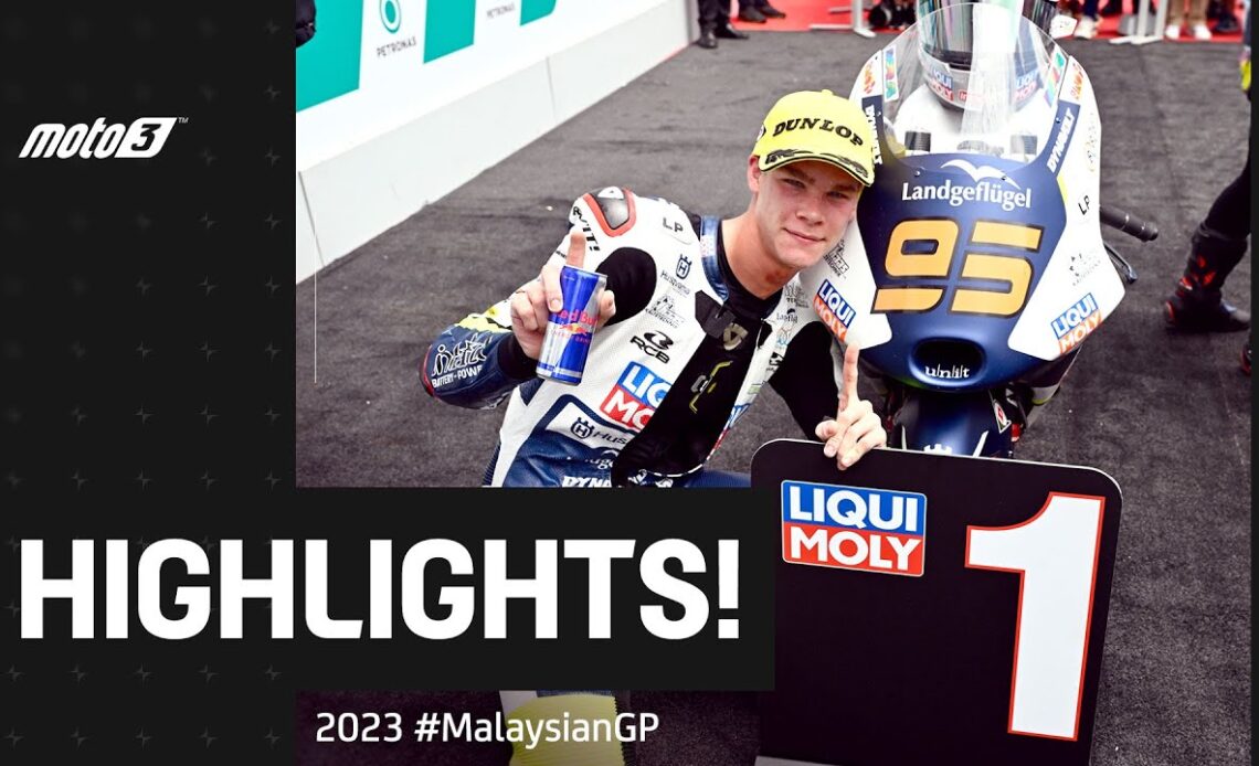 Moto3™ Race Highlights 💨 | 2023 #MalaysianGP