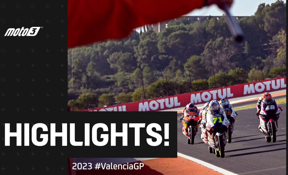 Moto3™ Race Highlights ✨ | 2023 #ValenciaGP