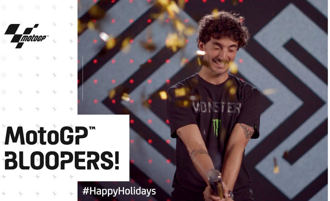 MotoGP™ Filming Bloopers! 😂 | #HappyHolidays