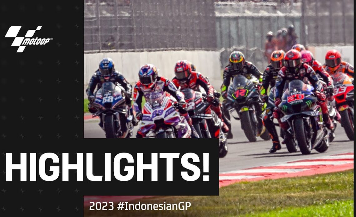 MotoGP™ Race Highlights 🤯 | 2023 #IndonesianGP 🇮🇩