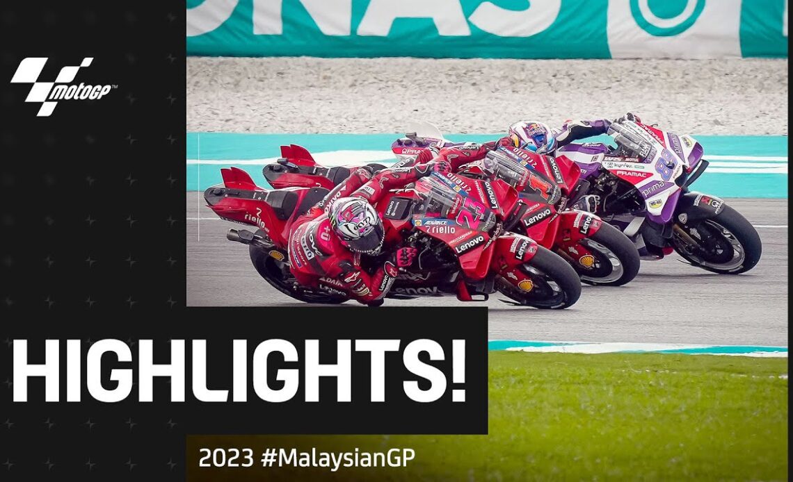 MotoGP™ Race Highlights 🤩 | 2023 #MalaysianGP