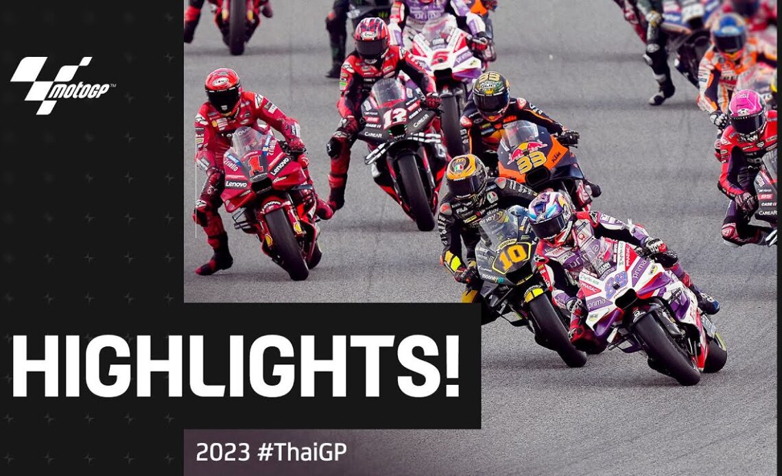 MotoGP™ Race Highlights 🔥 | 2023 #ThaiGP