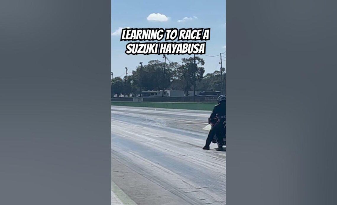 NEW Rider Learning to Race a Suzuki Hayabusa