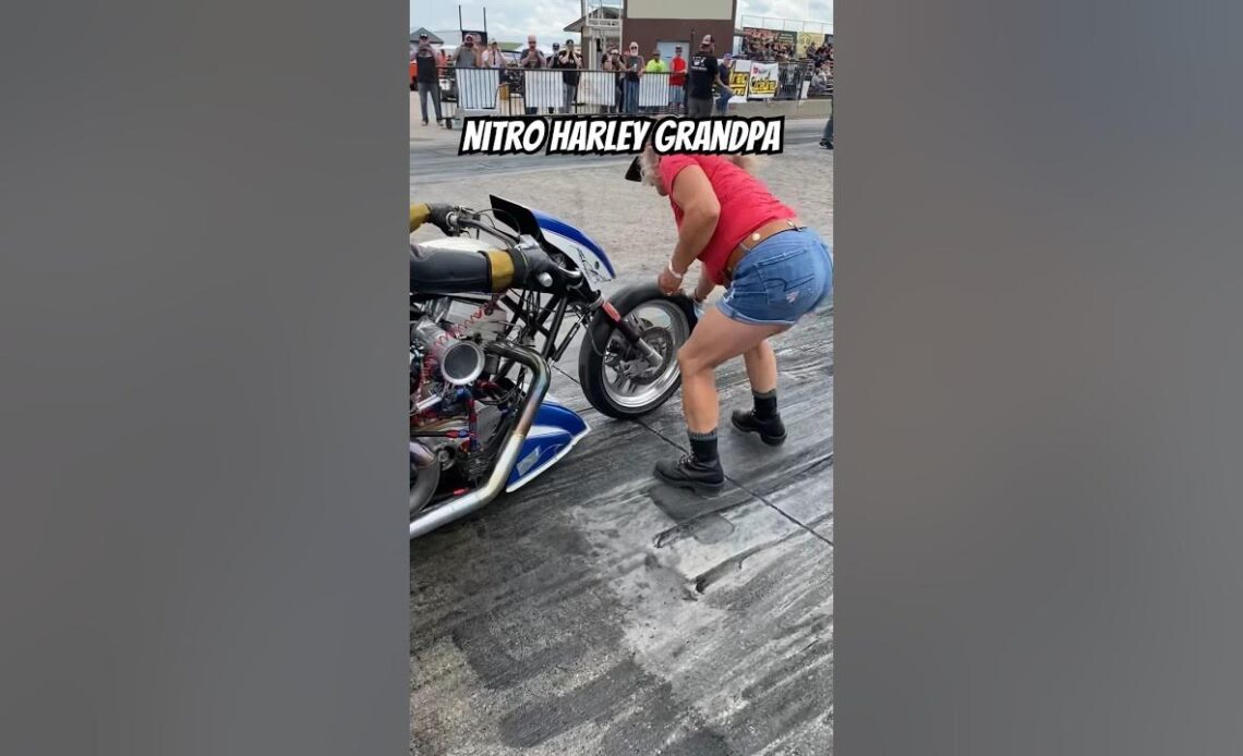 Nitro Harley Grandpa can Flat Out Ride!