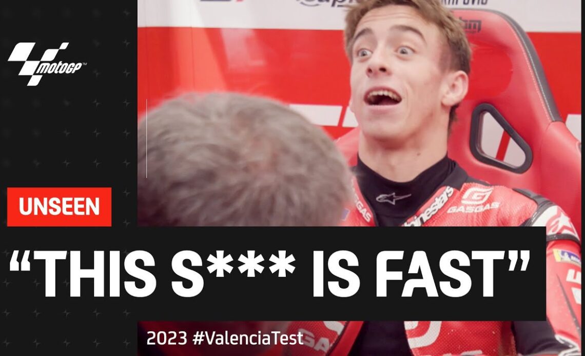 Pedro Acosta's debut day! 👀 | 2023 #ValenciaTest UNSEEN