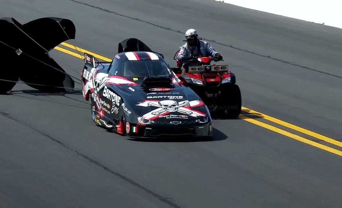 Sean Bellemeur 5 468 265 53, Bob McCosh 11 440 96 67, Top Alcohol Funny Car Qualifying Rnd 1, Campin