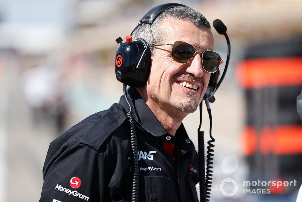 Guenther Steiner, Team Principal, Haas F1 Team, in the pit lane before the race