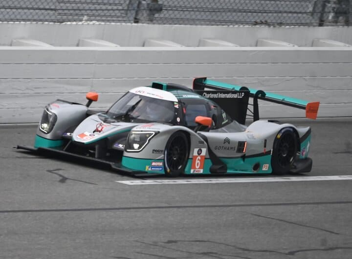 Steven Aghakhani during VP Racing SportsCar Challenge practice at Daytona International Speedway, 1/19/2024 (Photo: Phil Allaway)