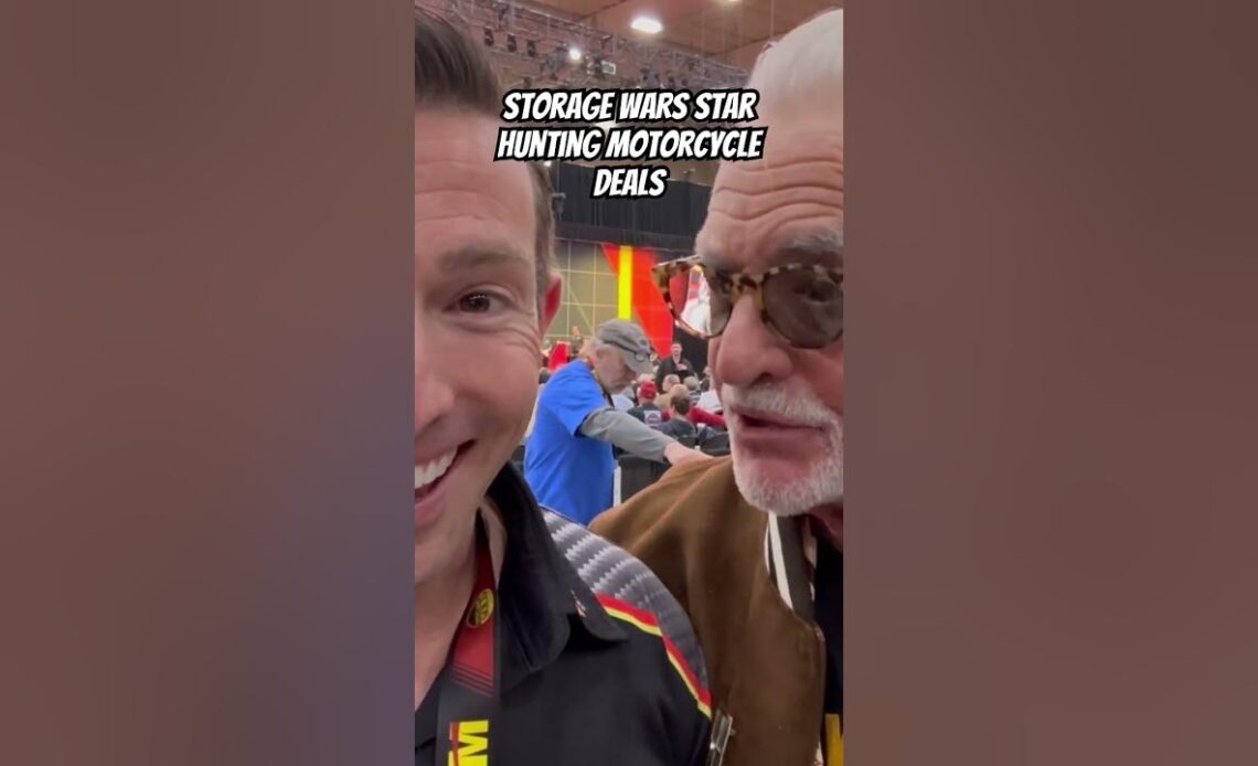 Storage Wars Star Barry Weiss Hunting Motorcycle Deals at Mecum