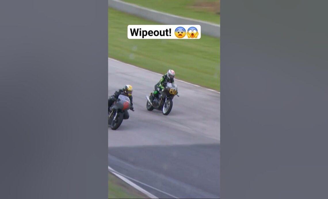 Thankfully, both riders Kayla Theisler and Jessica Martin are okay. #motoamerica #motorcycle