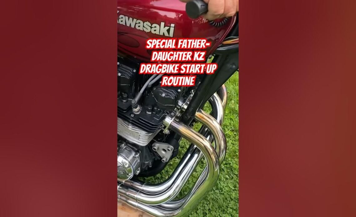 This Special Father - Daughter KZ Dragbike Start Up Routine Means a Lot to Them!
